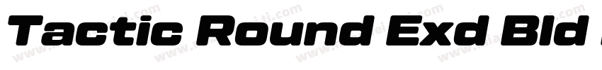 Tactic Round Exd Bld It字体转换